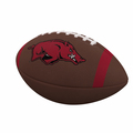 Logo Brands Arkansas Team Stripe Official-Size Composite Football 108-93FC-1